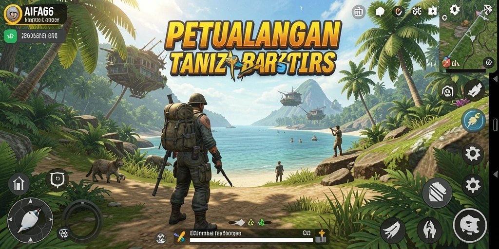 Gameplay AIFA66 yang menampilkan dunia terbuka dan eksplorasi tanpa batas.