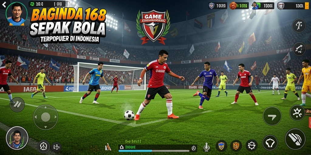 Tampilan menarik gameplay Football di BAGINDA168.
