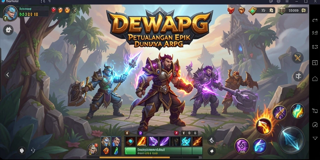 Gameplay seru dan mendebarkan di dunia DEWAPG.
