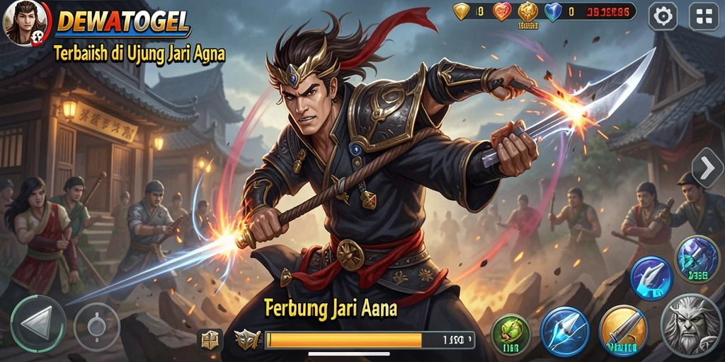 Tampilan gameplay seru dan mendebarkan dari DEWATOGEL.