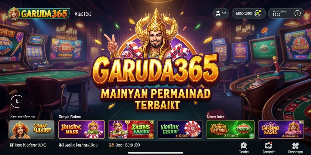Tampilan gameplay Kasino yang menarik di GARUDA365.