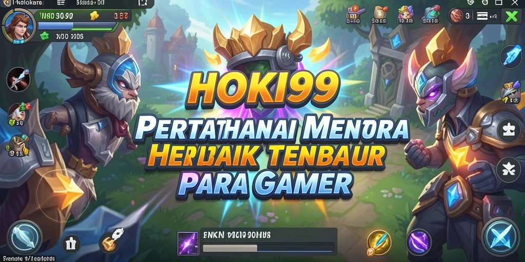 Tangkapan layar HOKI99 menunjukkan pertempuran menara yang dinamis dan menegangkan.