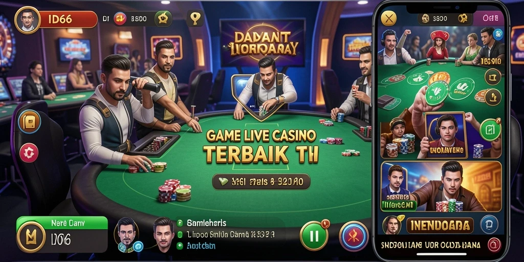 Gameplay seru di ID66 dengan dealer langsung dan interaksi menarik.