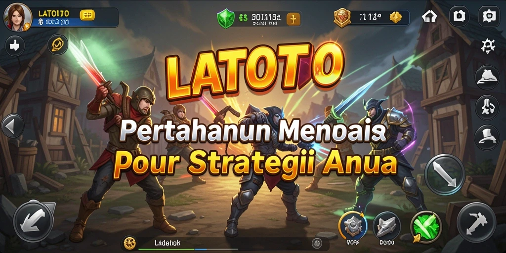 Tampilan screenshot LATOTO menampilkan gameplay menara pertahanan yang mendebarkan.