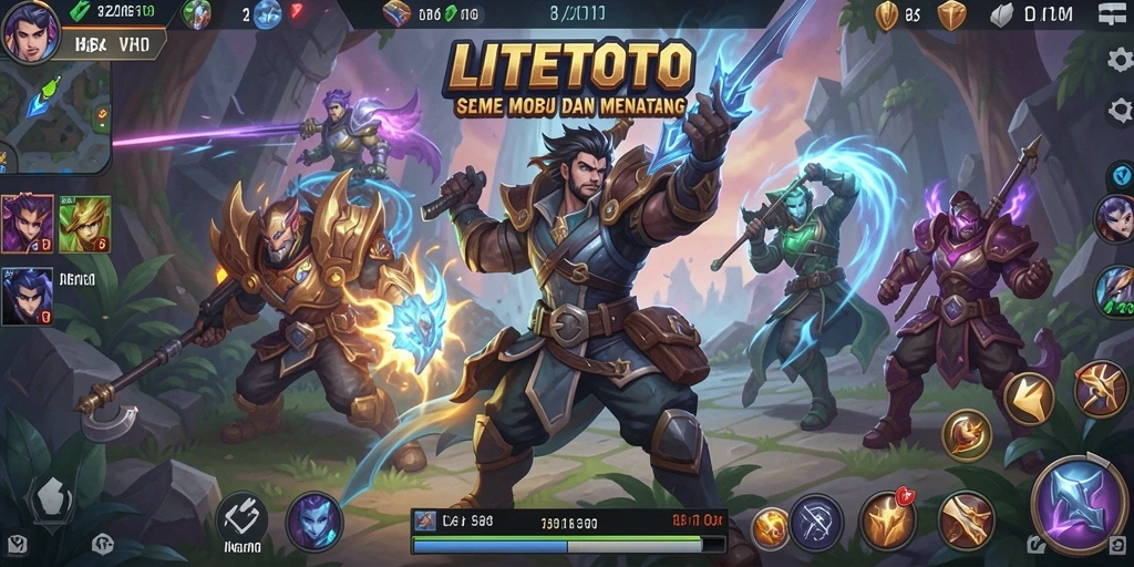 Menampilkan pertempuran seru di dunia LITETOTO.