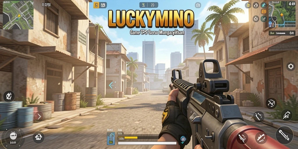 Gameplay seru dari LUCKYMINO dengan aksi menegangkan di lapangan.