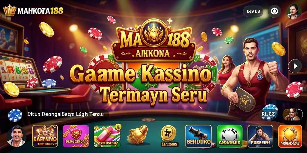 Tampilan gameplay seru di MAHKOTA188 yang menghibur.
