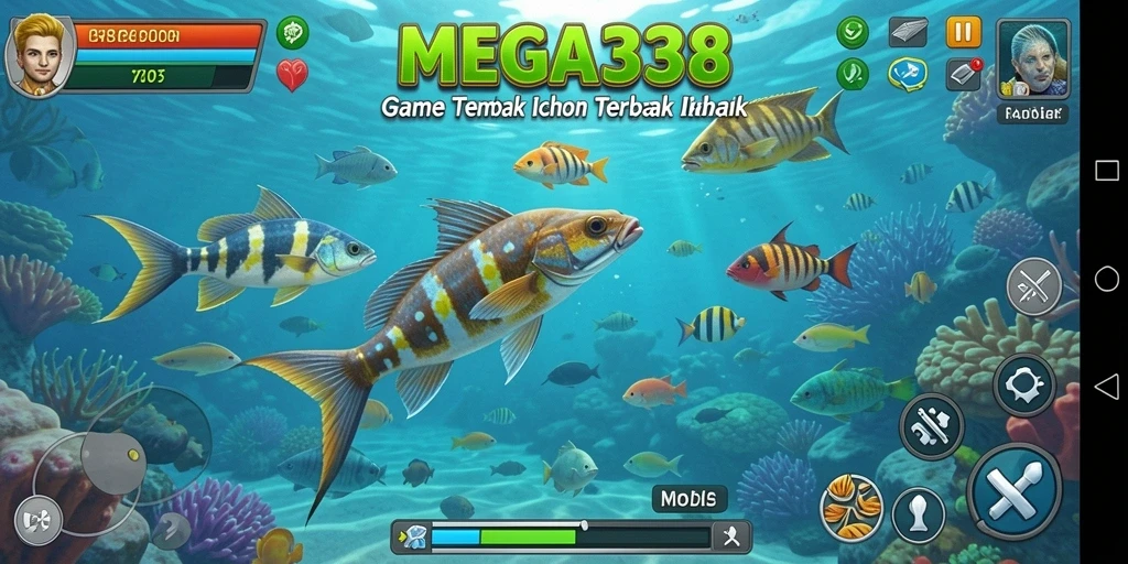 Gameplay MEGA338 yang seru dengan grafis Tembak Ikan yang memukau.