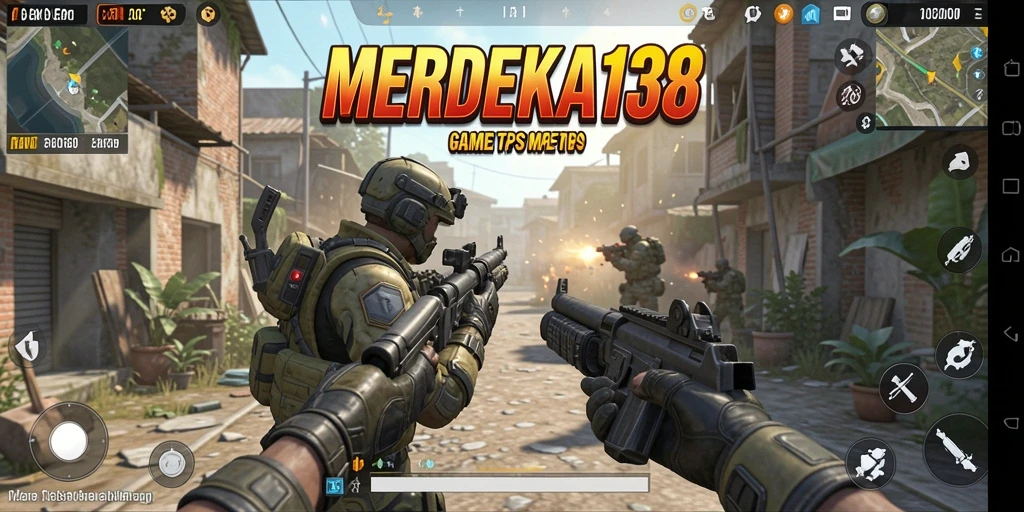 Tampilan gameplay seru dan aksi mendebarkan dalam MERDEKA138.
