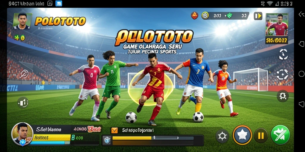Tampilkan gameplay menarik dari POLOTOTO dengan aksi olahraga seru.