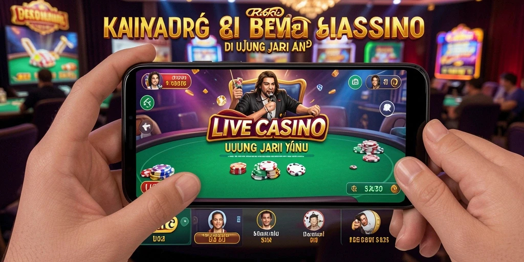 Tangkapan layar R6R6 menampilkan pengalaman bermain Live Casino yang menarik dan interaktif.