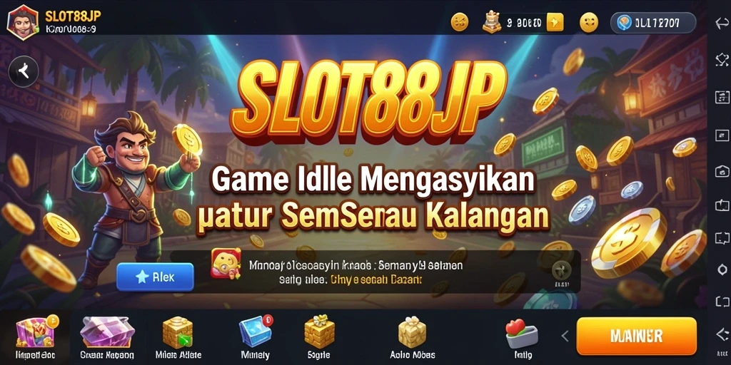 Tampilan menarik gameplay SLOT88JP dengan mesin slot yang dinamis.