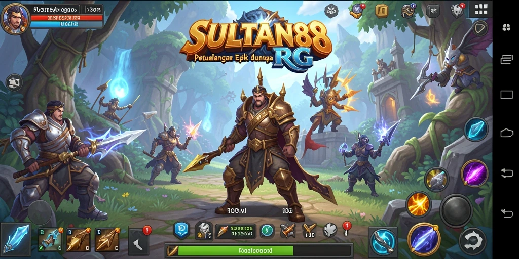 Tampilan screenshot gameplay menampilkan pertarungan seru dalam SULTAN88.