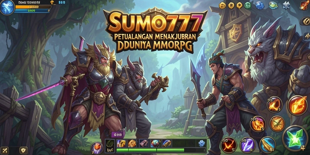 Screenshot gameplay SUMO777 menunjukkan petualangan seru di dunia MMORPG.