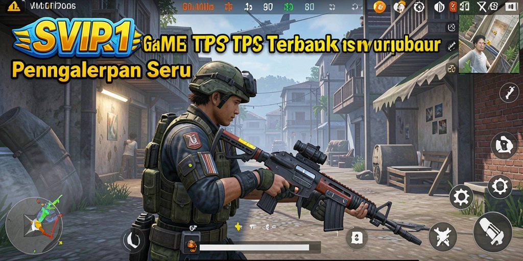 Tampilan gameplay SVIP1 yang mendebarkan dalam aksi TPS.
