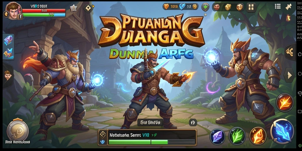Tangkapan layar menunjukkan aksi pertarungan mendebarkan dalam gameplay ARPG.