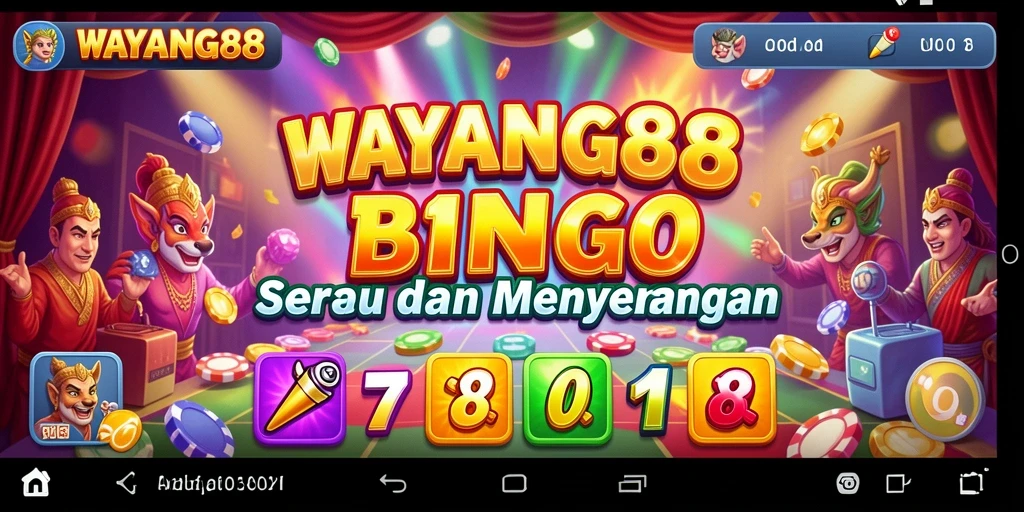 Tampilan menarik dari gameplay Bingo WAYANG88.
